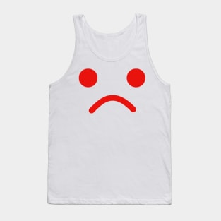 Sad Minifig Face Tank Top